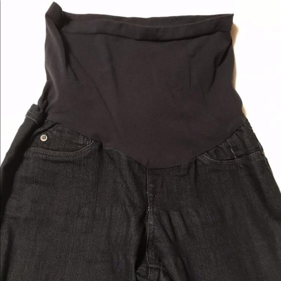 A Pea in the Pod Dark Indigo Blue Maternity Jeans Size L - Picture 4 of 5